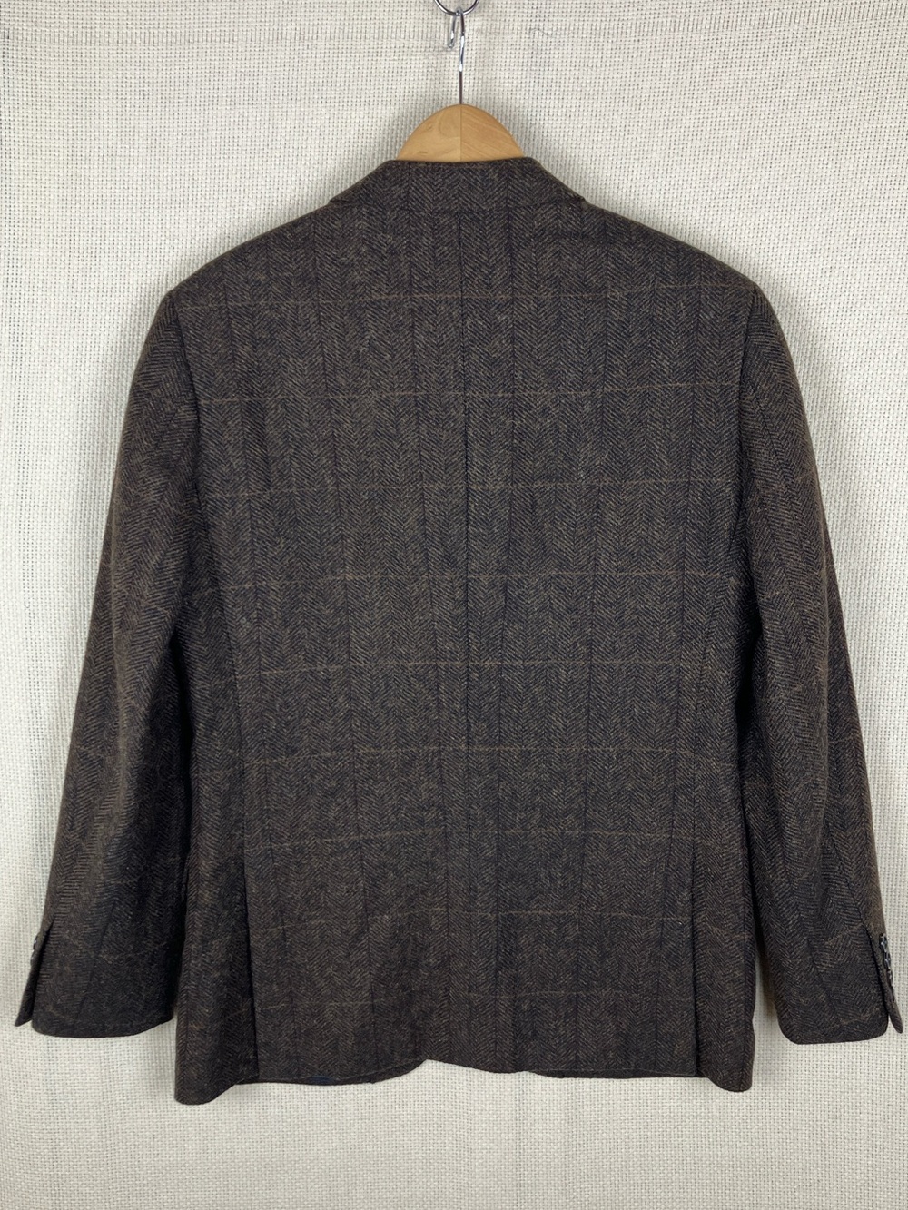 J Crew Ludlow Blazer Herringbone Tweed Moon Sport Coat Jacket English Wool - Picture 4 of 15